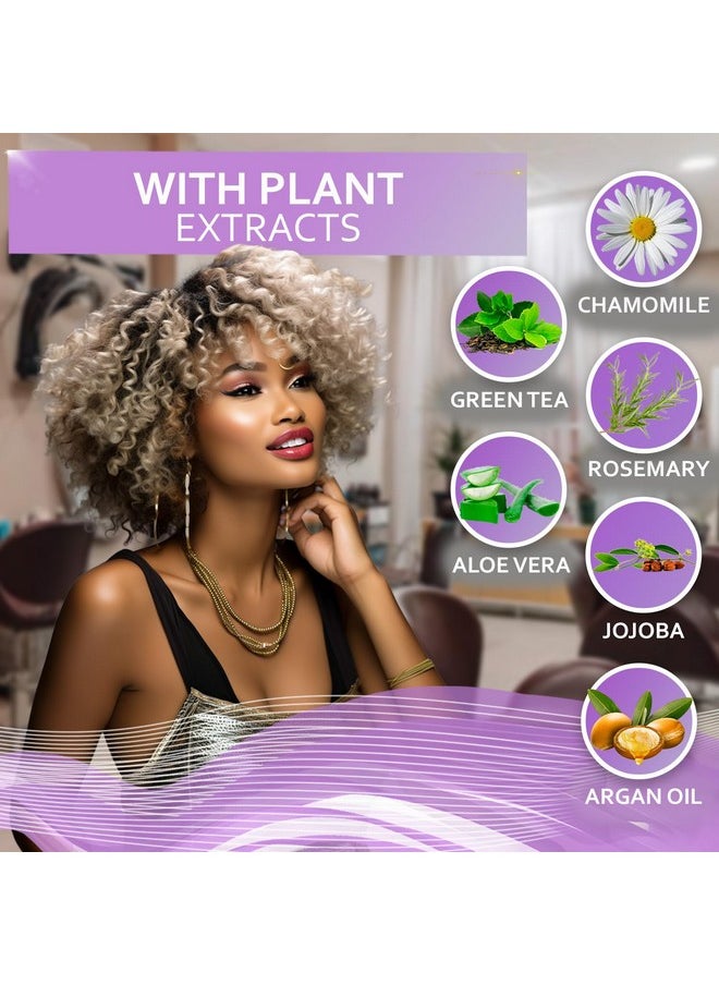 Purple Shampoo and Conditioner Set for Platinum Blonde, Silver, Light, Bleached and Grey Hair - Sulfate and Paraben Free Professional Salon Grade Toner (2 x 16.9 fl oz) - for Women and Men