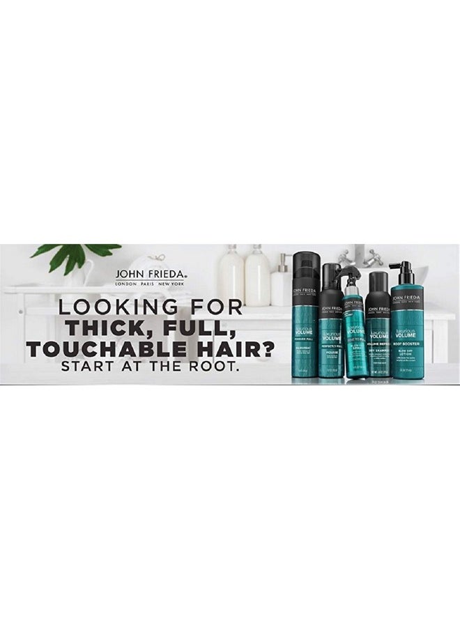 John Frieda Luxurious Volume Touchably Full Lightweight Shampoo and Conditioner Set for Natural Fullness, 8.45 Ounces, Volumizing Shampoo and Conditioner for Fine or Flat Hair