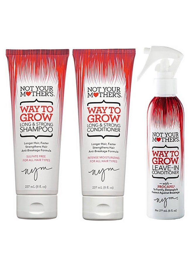 Not Your Mother's Way to Grow Bundle, Shampoo/Conditioner/Leave-In