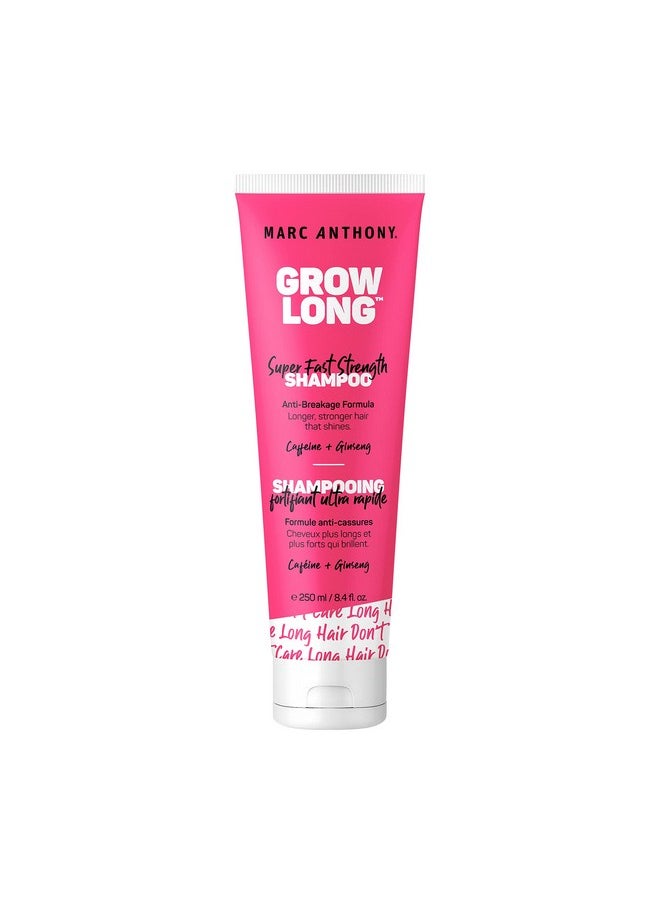 Marc Anthony Strengthening Biotin Shampoo, Grow Long Anti-Frizz, Anti-Breakage & Nourishing Formula For Split Ends - Vitamin E, Caffeine & Ginseng for Dry & Damaged Hair