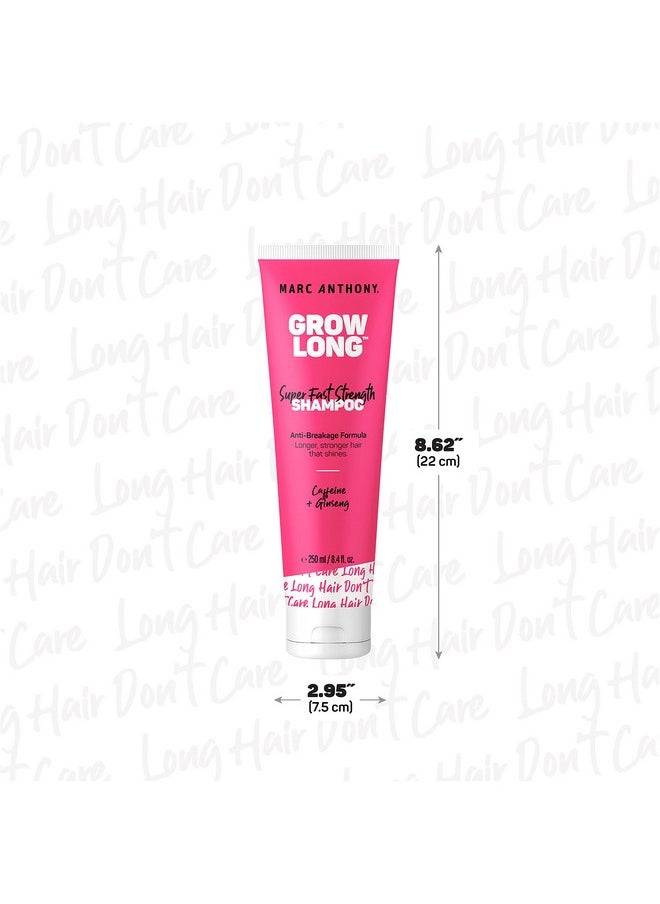 Marc Anthony Strengthening Biotin Shampoo, Grow Long Anti-Frizz, Anti-Breakage & Nourishing Formula For Split Ends - Vitamin E, Caffeine & Ginseng for Dry & Damaged Hair