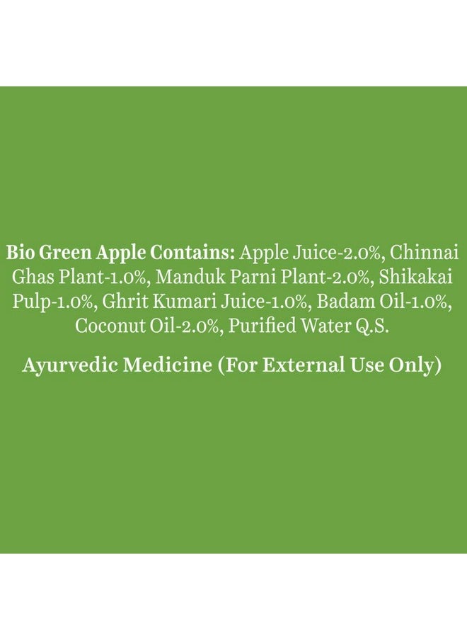 Biotique Bio Green Apple Fresh Daily Purifying Shampoo and Conditioner for Oily Scalp and Hair, 180ml