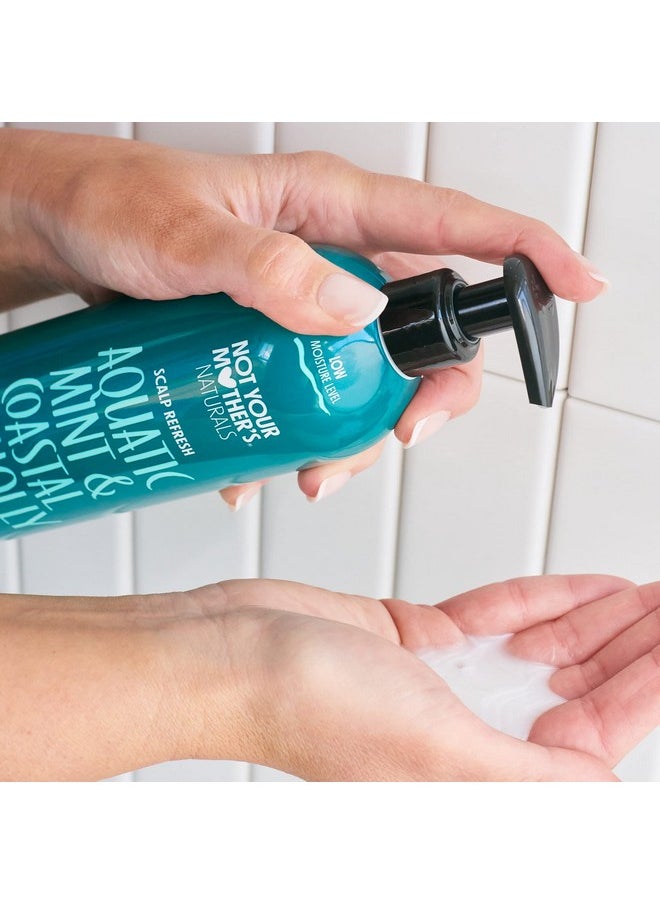 Not Your Mother's Naturals Scalp Refresh Shampoo and Conditioner Set - 98% Naturally Derived Ingredients, Sulfate-Free Shampoo and Conditioner for All Hair Types (Aquatic Mint & Sea Holly)