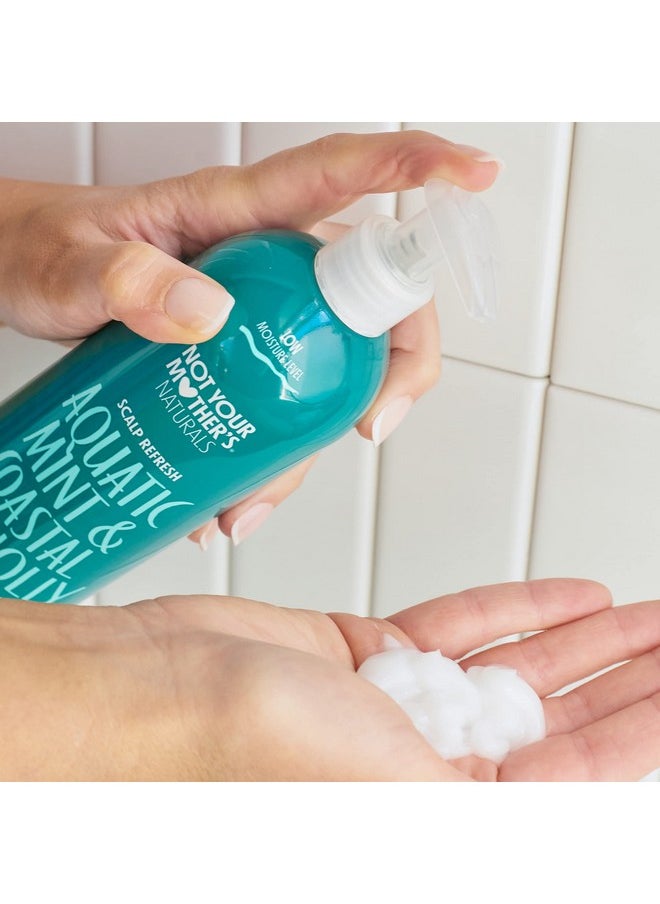 Not Your Mother's Naturals Scalp Refresh Shampoo and Conditioner Set - 98% Naturally Derived Ingredients, Sulfate-Free Shampoo and Conditioner for All Hair Types (Aquatic Mint & Sea Holly)