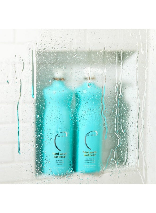 Malibu C Hard Water Wellness Shampoo and Conditioner Duo - Hydrating Hair Care for Shine & Manageability - Protects from Waterborne Elements That Cause Dry, Damaged Hair (33.8oz)