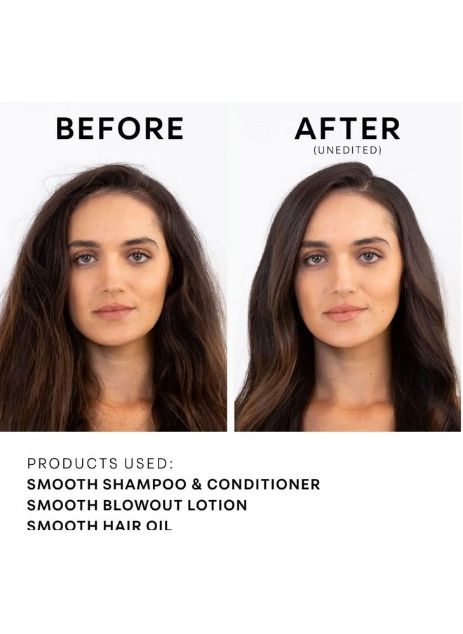 NATURELAB. TOKYO Perfect Smooth Shampoo & Conditioner: Weightless Frizz Control for Smoother, Healthier Hair and Scalp I 11.5 FL OZ Each