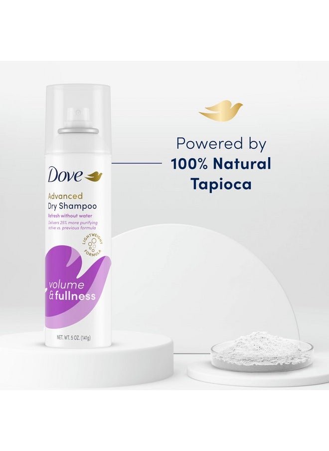 Dove Dry Shampoo Volume & Fullness 2 Count for Oily Hair for Refreshed Hair 5 oz