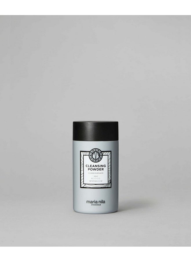 Maria Nila Cleansing Powder, 60 g, Refreshes Hair & Scalp, Absorbs fats, oils & product residue, 100% Vegan & Sulfate/Paraben free