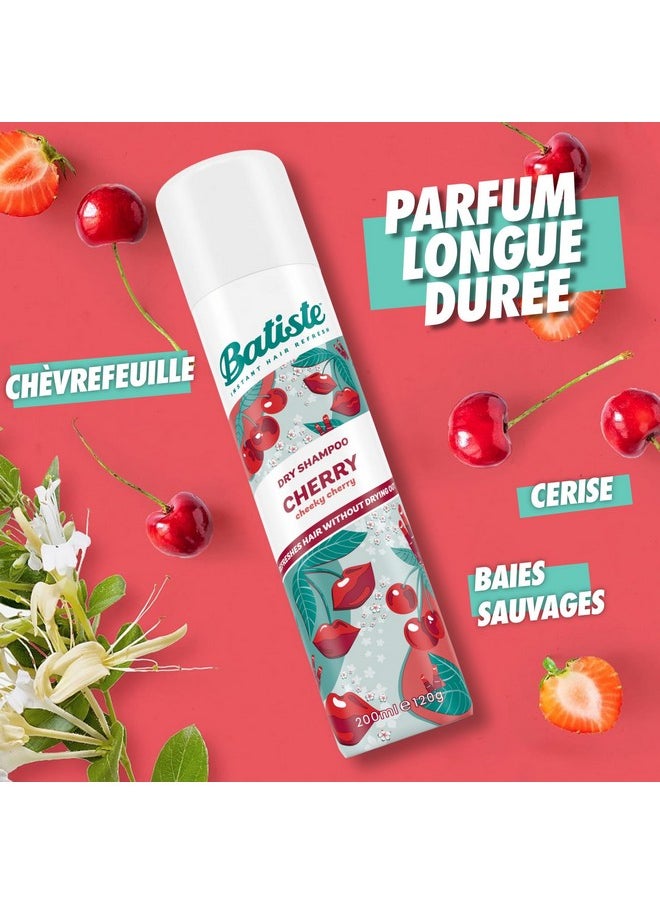 Batiste Shampoo Dry Cherry 6.73 Ounce (200ml) (3 Pack)
