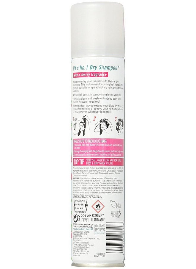 Batiste Dry Shampoo, Cherry 6.73 oz (Pack of 4)