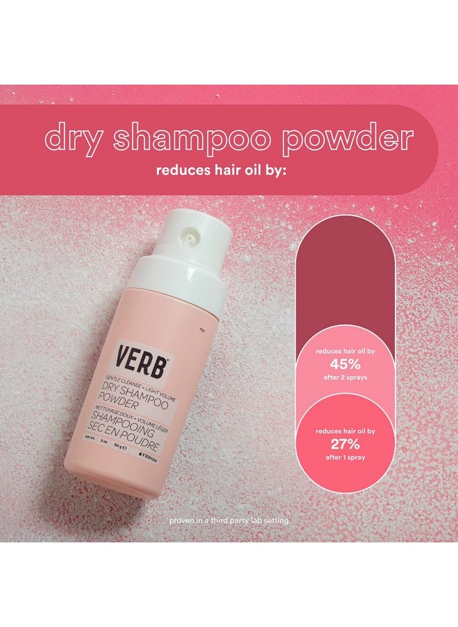 VERB Dry Shampoo Powder - Vegan translucent Powder Refreshes Hair, Removes Excess Oil and Adds Volume - Paraben Free, Gluten Free, With No Harmful Sulfates, 2 oz