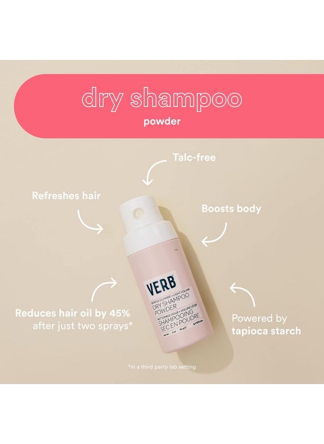 VERB Dry Shampoo Powder - Vegan translucent Powder Refreshes Hair, Removes Excess Oil and Adds Volume - Paraben Free, Gluten Free, With No Harmful Sulfates, 2 oz