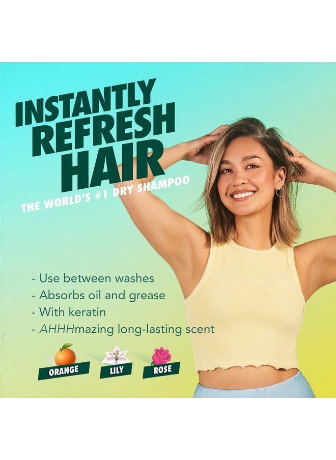 Batiste Dry Shampoo, Original Fragrance, Refresh Hair and Absorb Oil Between Washes, Waterless Shampoo for Added Hair Texture and Body, 6.35 OZ Dry Shampoo Bottle