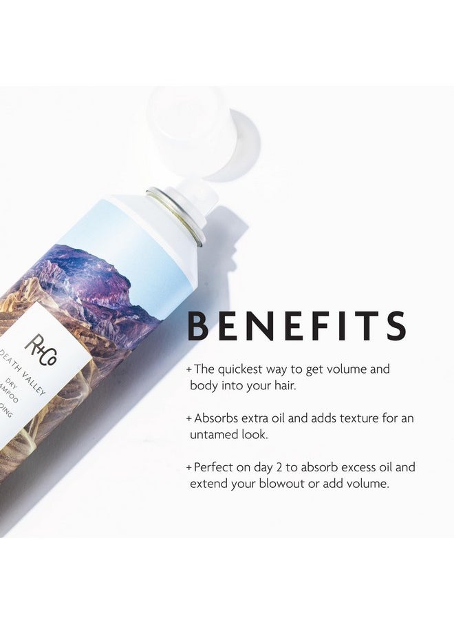 R+Co Death Valley Dry Shampoo | Adds Texture + Body + Shine | Vegan + Cruelty-Free | 6.3 Oz
