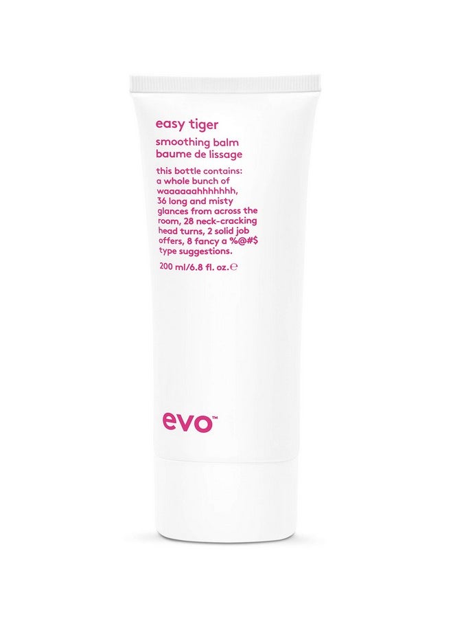 EVO Easy Tiger Smoothing Hair Balm - Hold Styling Balm for All Hair Types - Provides Hair Smoothing & Reduces Frizz - 200ml / 6.8fl.oz