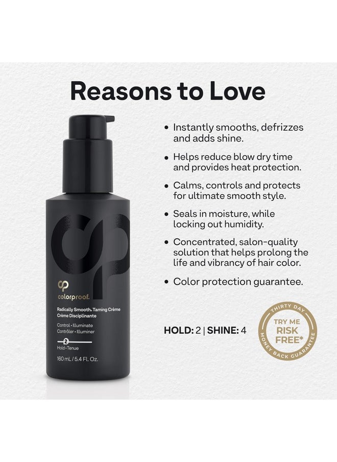 Colorproof Radically Smooth Taming Crème 5.4 Fl. Oz Smoothing Hair Cream with Black Currant, Jasmine & Peach Scent, Color Preserving and Humidity-Resistant Styling Cream