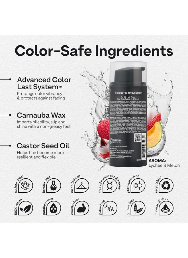 Colorproof Fiber Blast Texture Crème, 3.4oz - Creates separation, Texture & Shine, Medium Hold Paste, Sulfate-Free, Vegan