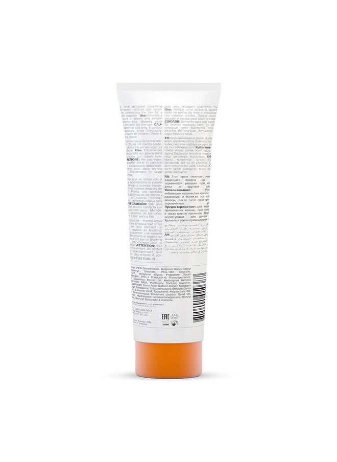 GK HAIR Global Keratin ThermalStyleHer Hair Cream (3.4 Fl Oz/100ml) - Thermal Styling Blow Dry Heat Protectant Cream - Anti Frizz Damage Protection Styling Cream for All Hair Types