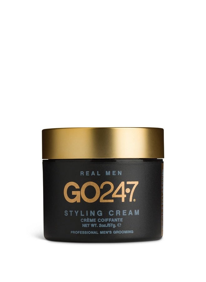 GO247 Styling Cream - Medium Hold, Matte Finish, 2 Oz
