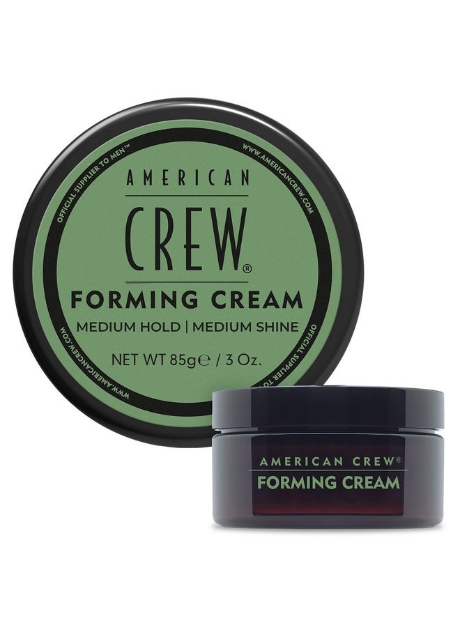 American Crew Men's Hair Forming Cream, Like Hair Gel with Medium Hold & Medium Shine, 3 oz
