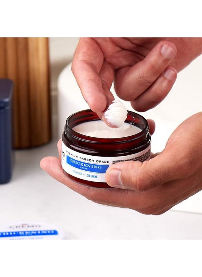 Cremo Barber Grade Hair Styling Thickening Paste, 4 Ounce (Pack of 3)