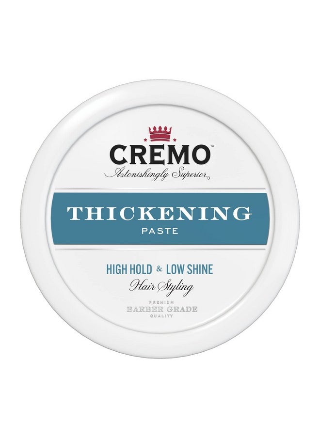 Cremo Barber Grade Hair Styling Thickening Paste, 4 Ounce (Pack of 3)