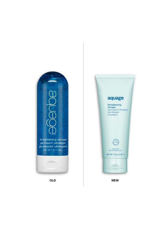 Aquage Straightening Ultragel, Lightweight Formula to Smooth and Silken Curly, Permed or Frizzy Hair, Contains AlgaePlex Marine Botanicals, 6 fl. oz.