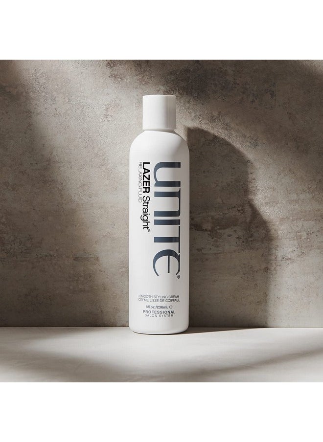 UNITE Hair LAZER Straight Relaxing Fluid, 8 Fl Oz (Pack of 1)