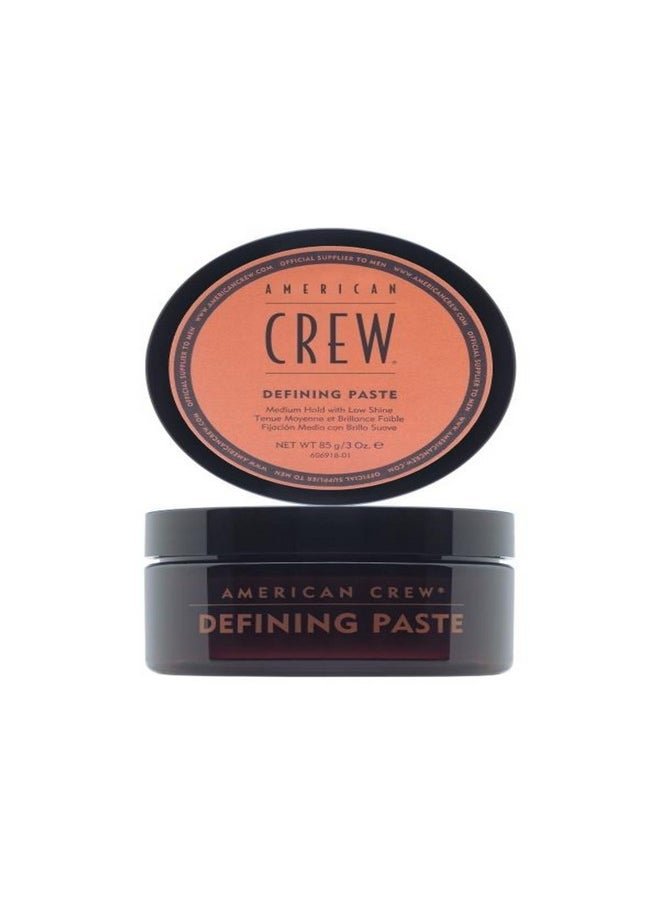 American Crew Men's Hair Defining Paste (OLD VERSION), Medium Hold Hair Gel with Low Shine, 3 Oz (Pack of 1)