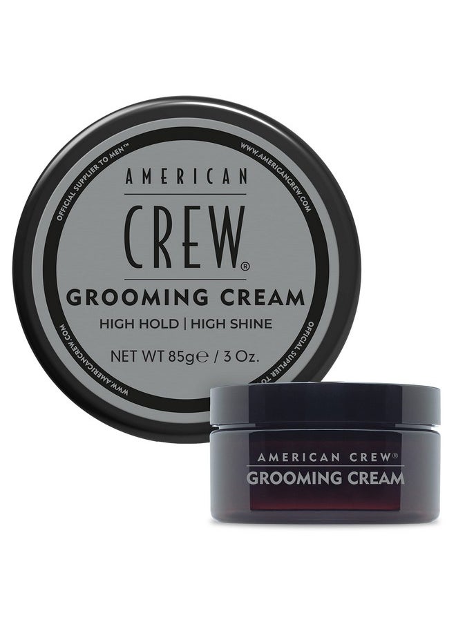 American Crew Men's Grooming Cream, Like Hair Gel with High Hold & High Shine, 3 oz