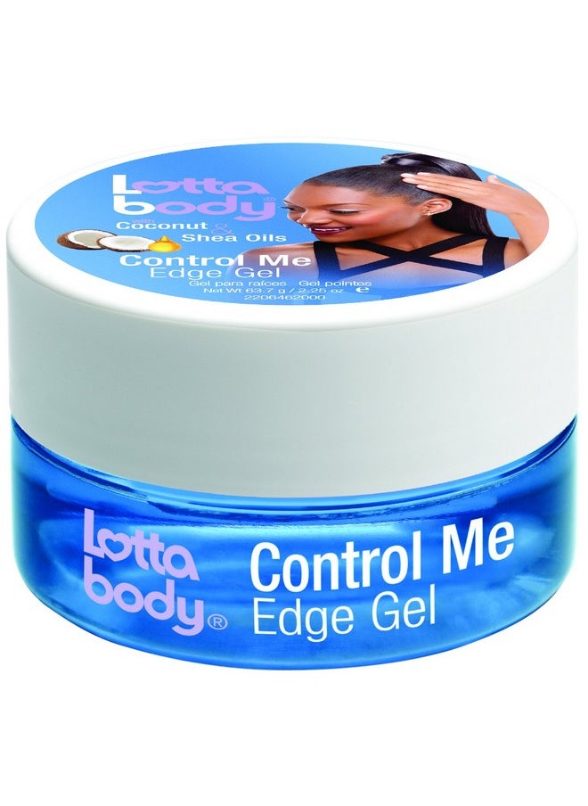 Lottabody Control Me Edge Gel with Coconut & Shea Oils, 2.25 Oz (Pack of 1)