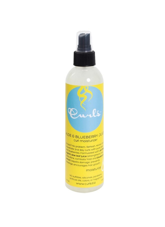 Curls Blueberry Bliss Aloe & Blueberry Juice Moisturizer - 8 oz, Refresh and Rejuvenate, Adds Shine, Combats Frizz, Moisturizes and Helps Prevent Damage and Breakage