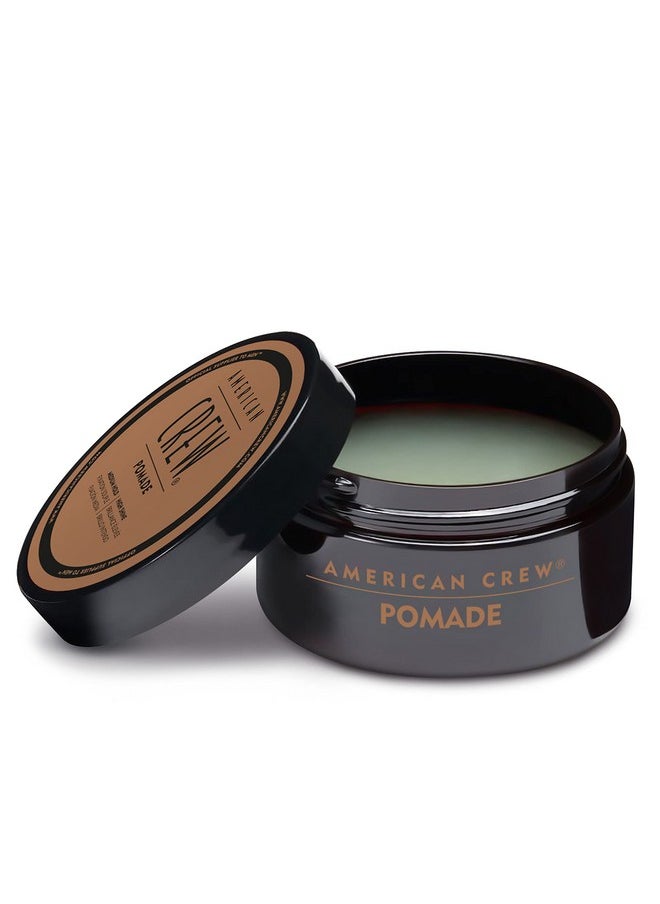 American Crew Men's Hair Pomade, Like Hair Gel with Medium Hold & High Shine, 3 oz