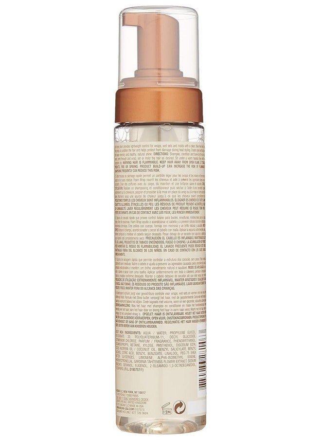 Mizani Styling Foam Wrap | Balances Hydration, Shine & Hold | with Shea Butter | Paraben-Free | for Curly Hair | 8.5 Fl Oz