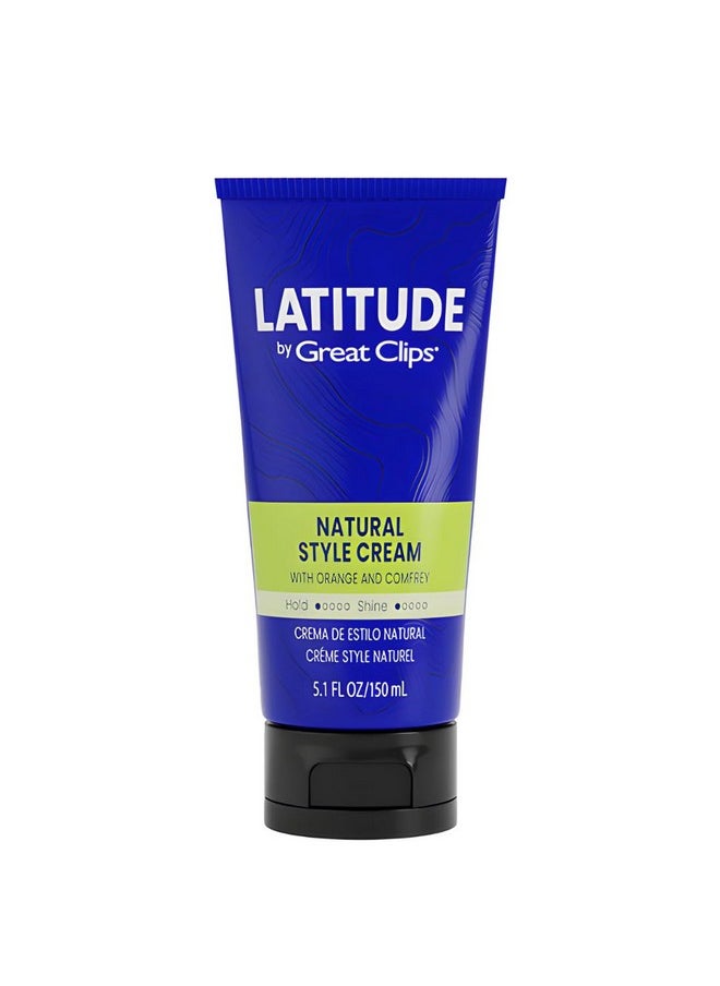 GREAT CLIPS LATITUDE Natural Style Cream | Hair Gel for Men | Low Hold + Low Shine | 5.1oz