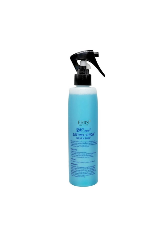 EBIN NEW YORK Curl & Twist Setting Lotion 8.5 oz/ 250ml | Moisturizing and Hydration, Smoothing with Natural High Shine, Defining Curls All Day Long