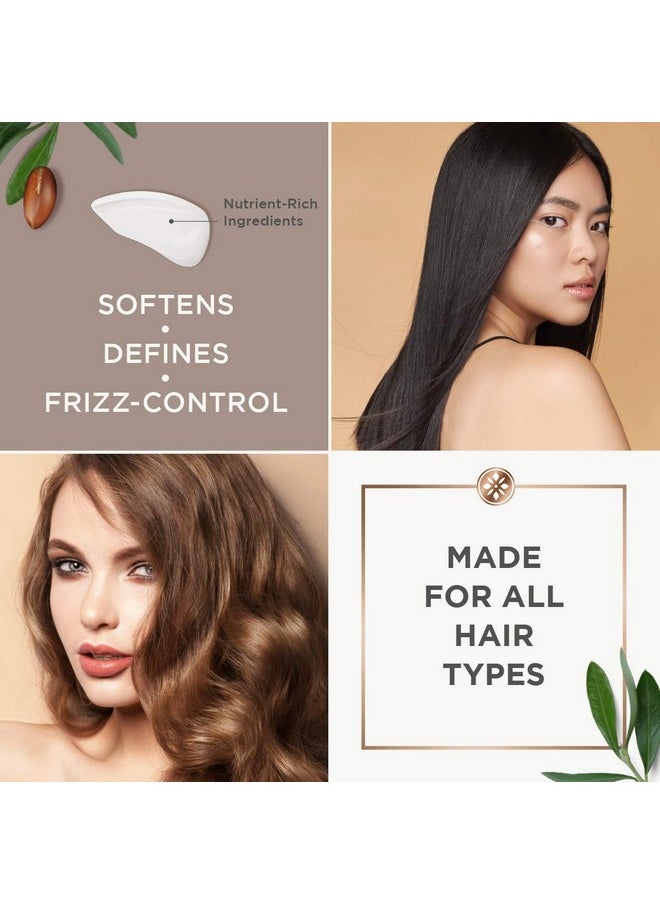 Argan Magic Nourishing Hair Cream - Hydrates, Conditions, and Eliminates Frizz for All Hair Types | Seals in Shine | Made in USA, Paraben Free, Cruelty Free (8.5 oz)