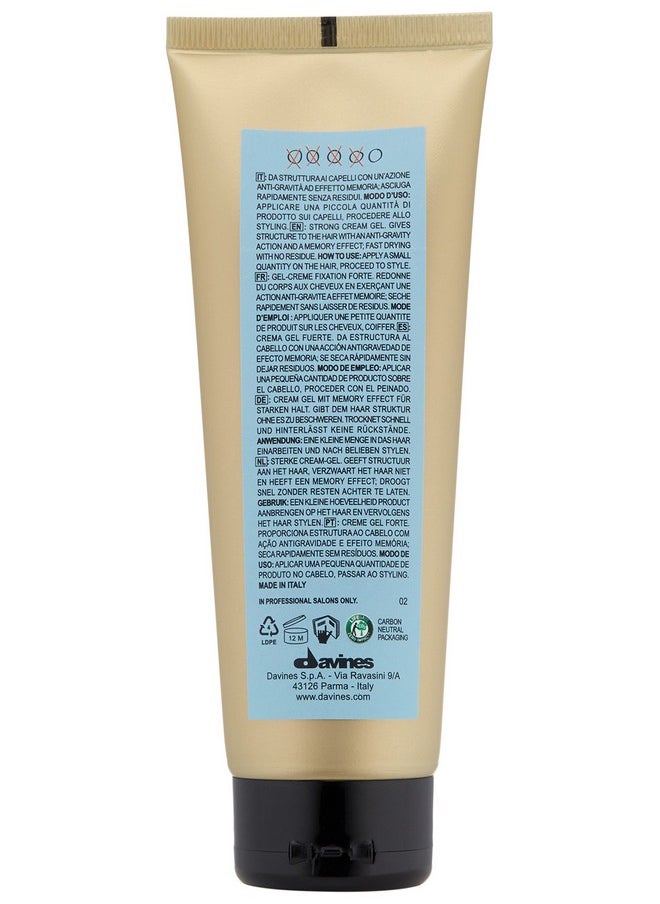 Davines This is a Strong Hold Cream Gel, Create Structure And Definition, For Quick-Drying And Residue-Free Workable Styling, 4.22 Fl. Oz.