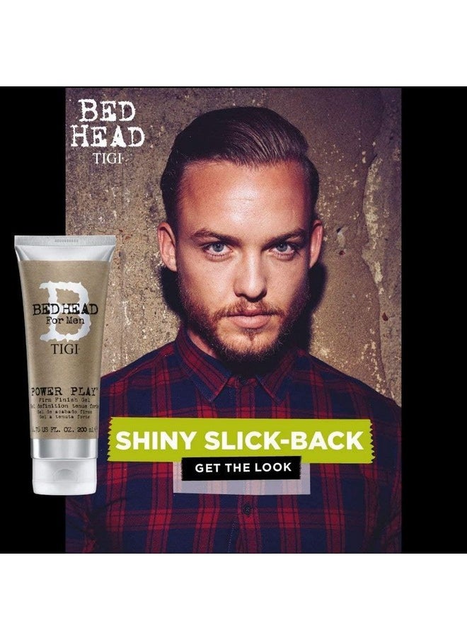 Bed Head for Men Power Play Firm Finish Gel, 6.76 Fluid Ounce