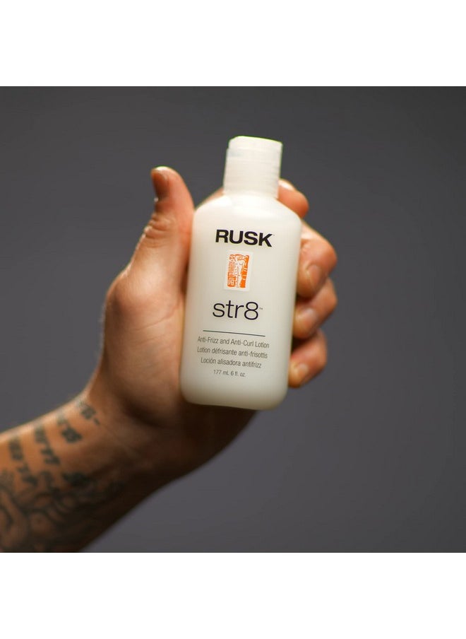 RUSK Str8 Anti-frizz & Anti-curl Lotion 6 Oz, 6 Oz, IRASTRP6