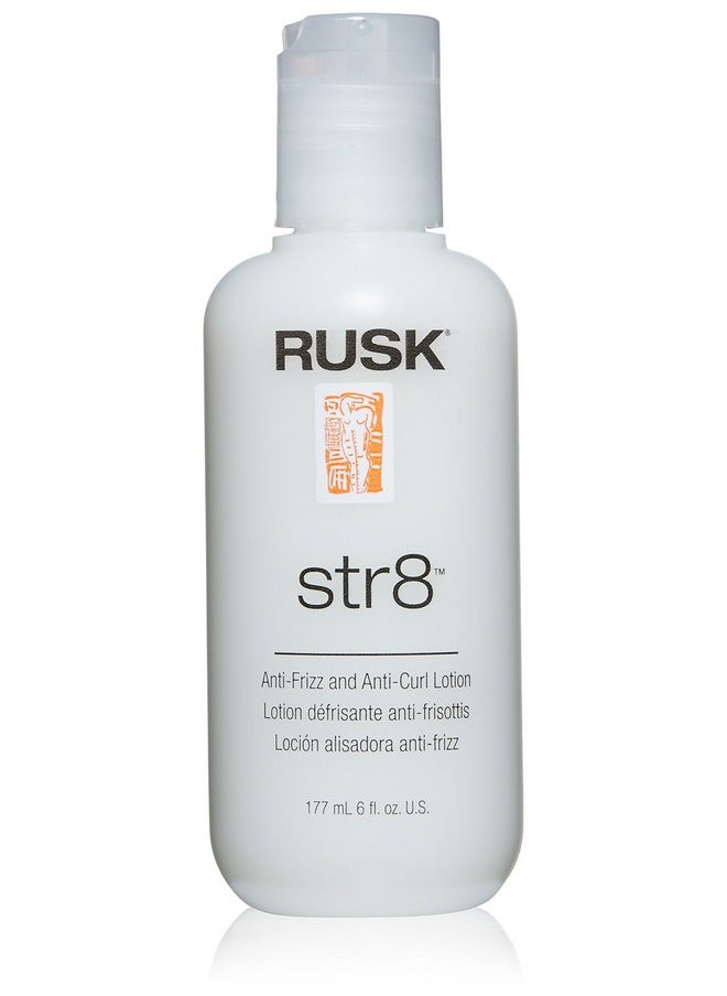 RUSK Str8 Anti-frizz & Anti-curl Lotion 6 Oz, 6 Oz, IRASTRP6