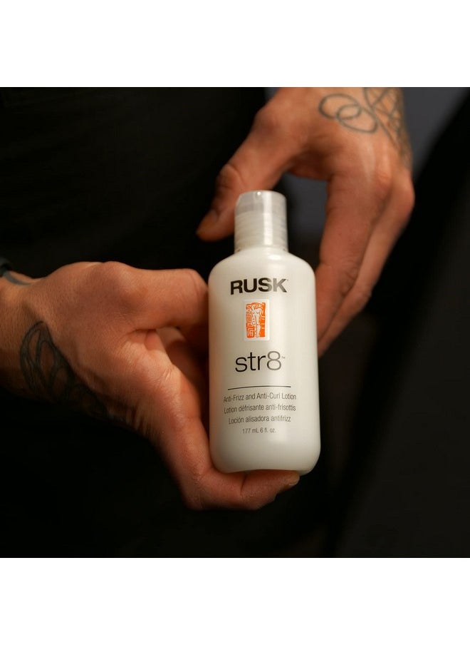 RUSK Str8 Anti-frizz & Anti-curl Lotion 6 Oz, 6 Oz, IRASTRP6