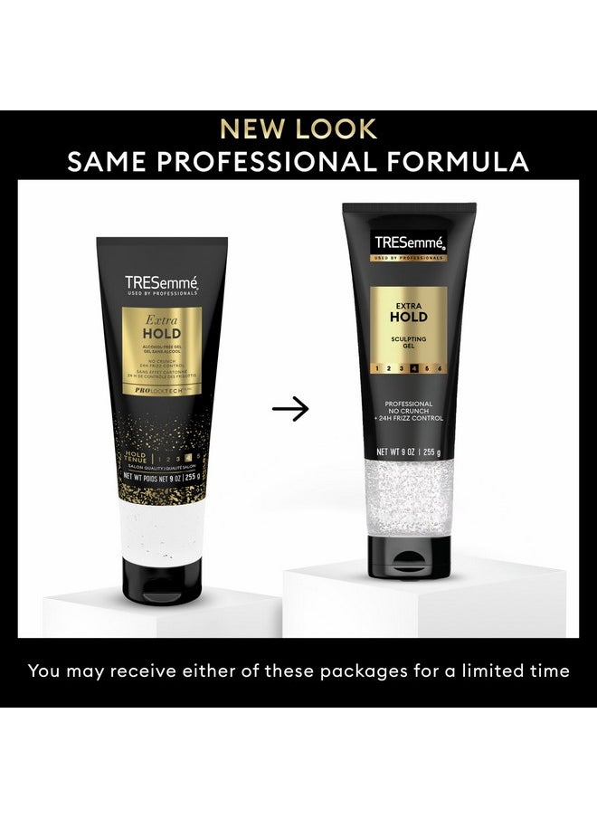TRESemmé Hair Gel Extra Hold Alcohol-Free for 24-Hour Frizz Control and Humidity Protection 9 Fl Oz