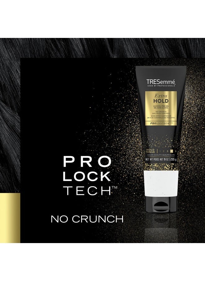 TRESemmé Hair Gel Extra Hold Alcohol-Free for 24-Hour Frizz Control and Humidity Protection 9 Fl Oz