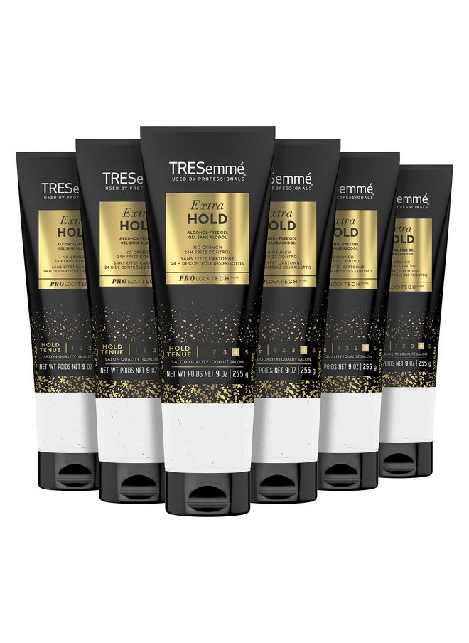 TRESemmé Hair Gel Extra Hold Alcohol-Free for 24-Hour Frizz Control and Humidity Protection 9 Fl Oz