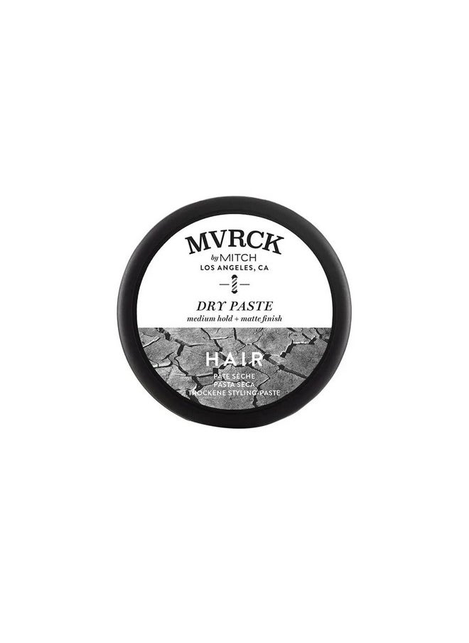 MVRCK by Paul Mitchell Dry Paste for Men, Medium Hold, Matte Finish, For All Hair Types, 3 oz.