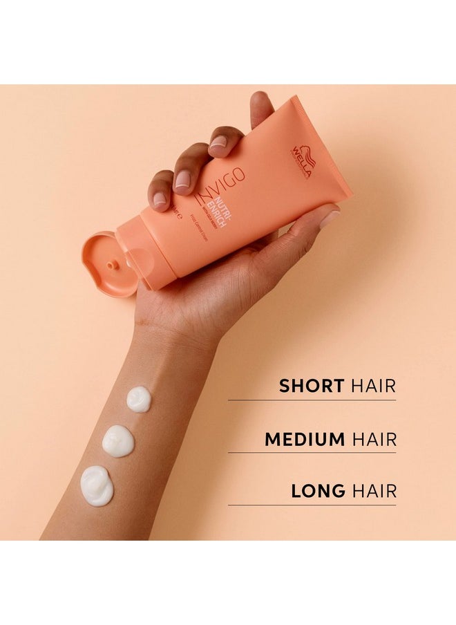 Wella Professionals Invigo Nutri-Enrich Frizz Control Cream| Deeply Nourishing| For Dry & Damaged Hair| 5.07 Fl Oz