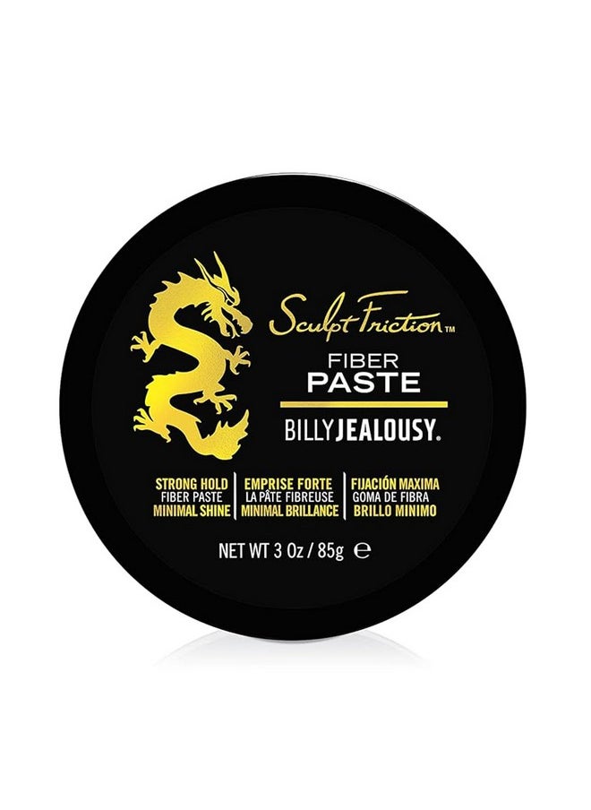 Billy Jealousy Sculpt Friction Fiber Hair Paste for Men, Adds Volume & Texture with Touchable Hold & Low Shine, Hair Product for Fine or Thinning Hair, 3 Oz