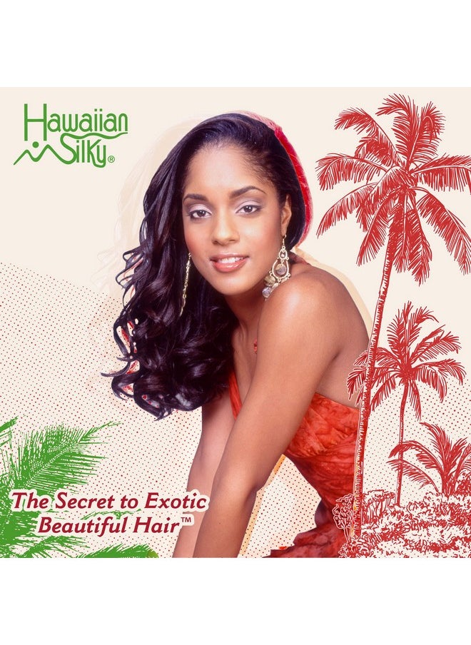 Hawaiian Silky Texturizing Gel Activator, 16 fl oz - Natural Protein Extracts to Style & Moisturize Dry and Damaged Hair - for Color Treated Hair - Good on Men, Women & Kids