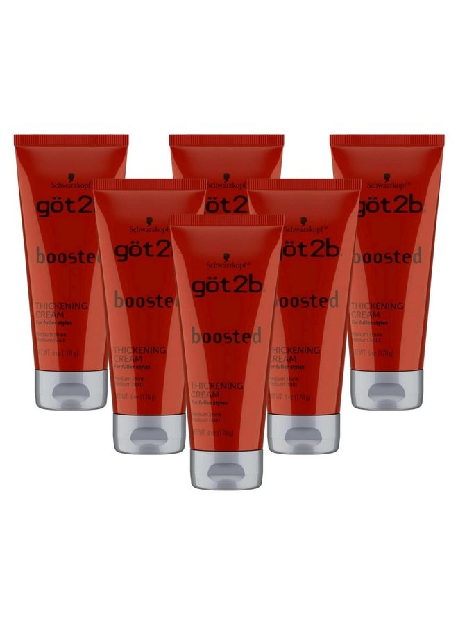 Got 2B Boosted Thickening Cream 6 Ounce (Pack of 6)